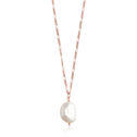 Rose Gold Pearl Pendant Necklace