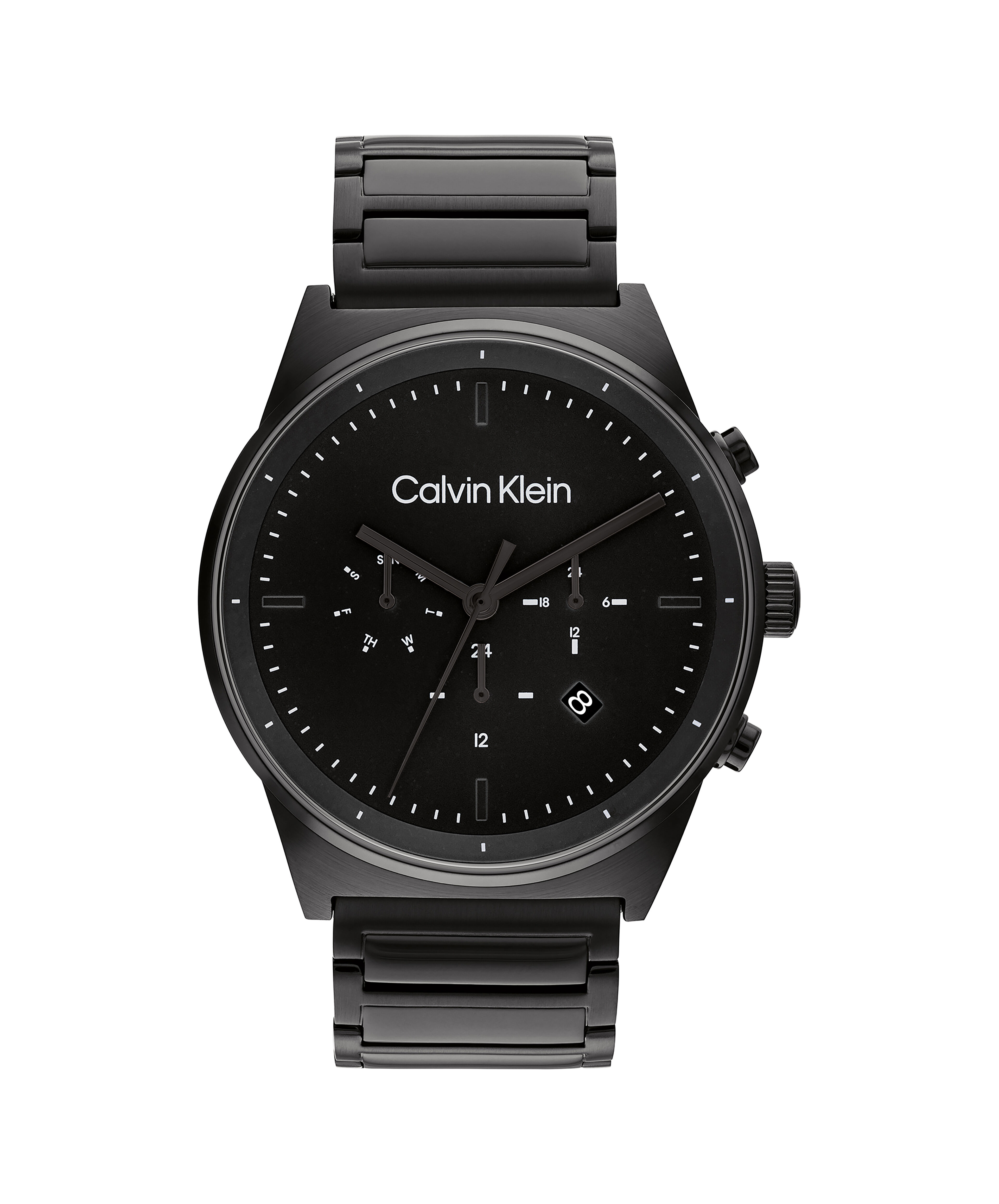 Calvin klein men's black watch online