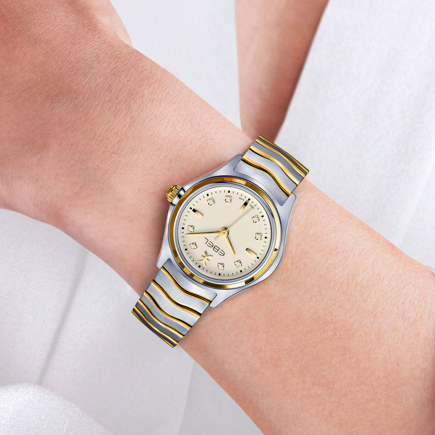 Diamond Wave Women's Watch, 30mm