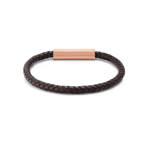 Leather Braid Men's Bracelet