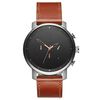 MVMT Chrono Silver Natural Tan  Men's Watch, 45mm