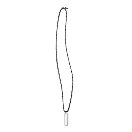 Ceramic Monolith Pendant Men's Necklace