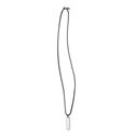 Ceramic Monolith Pendant Men's Necklace