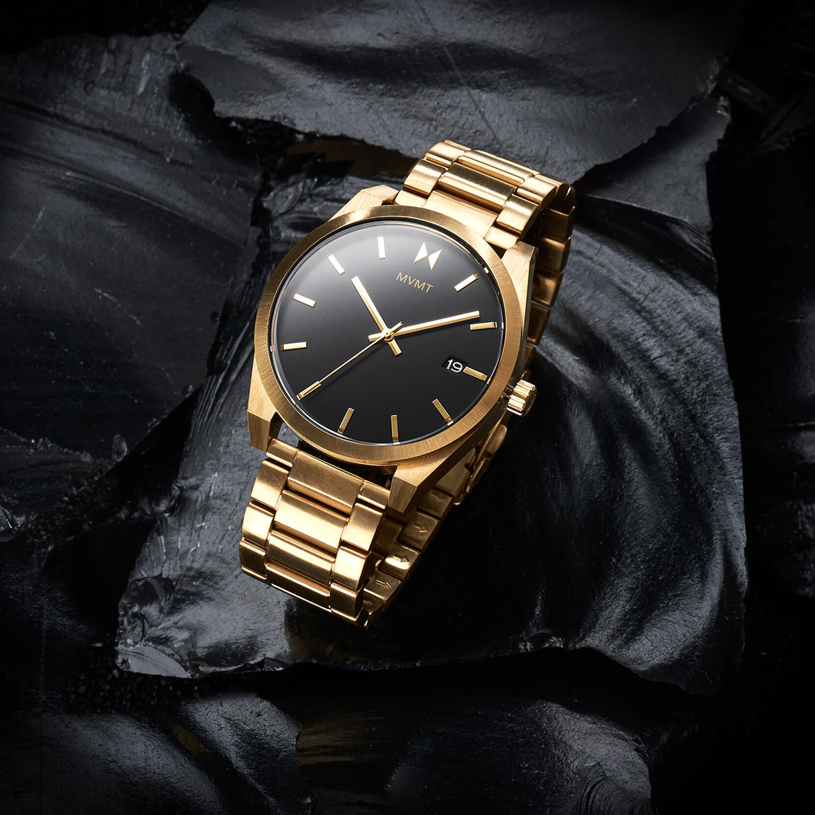 Aether Gold Men's Watch, 43mm