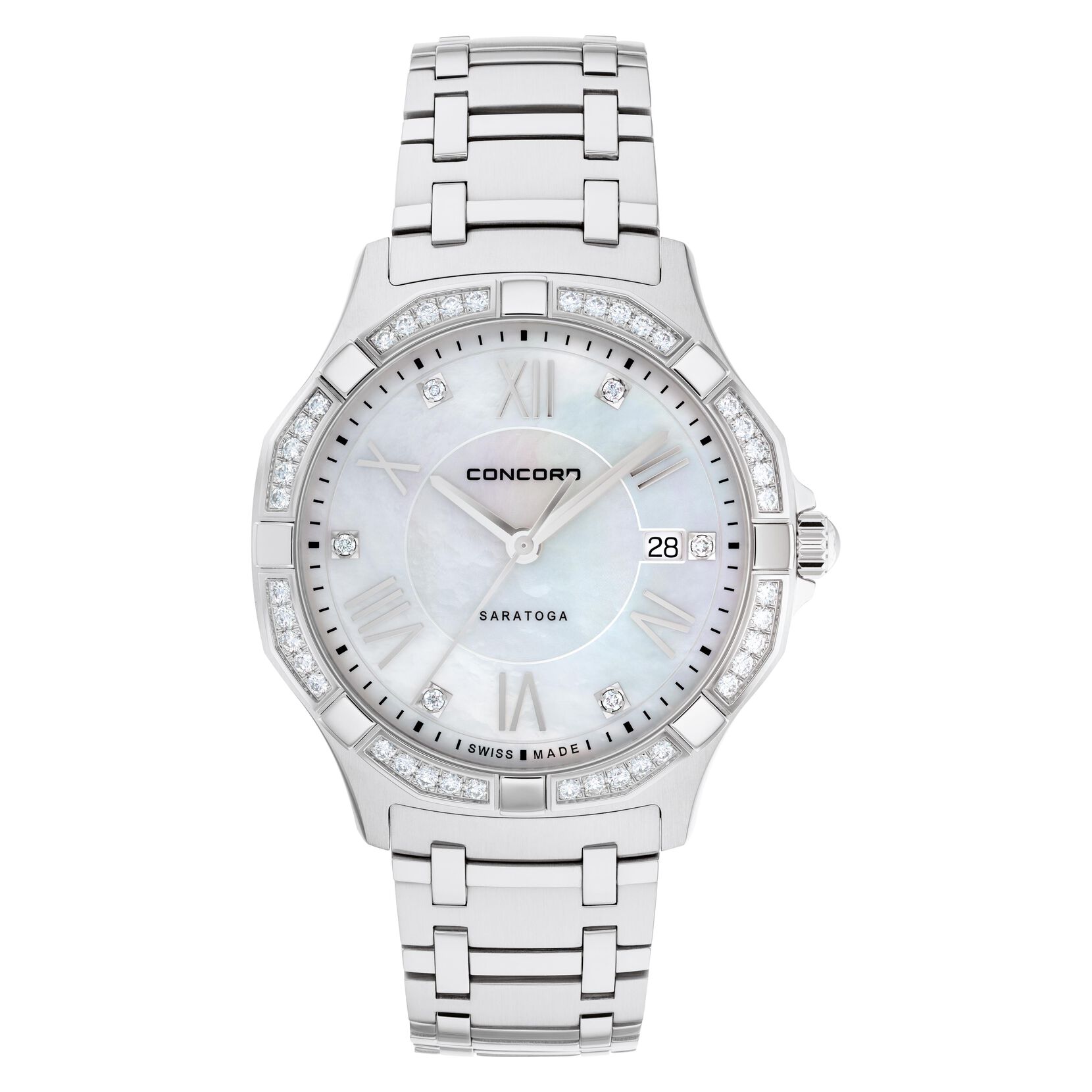Concord Saratoga Diamond Men's Watch, 40MM