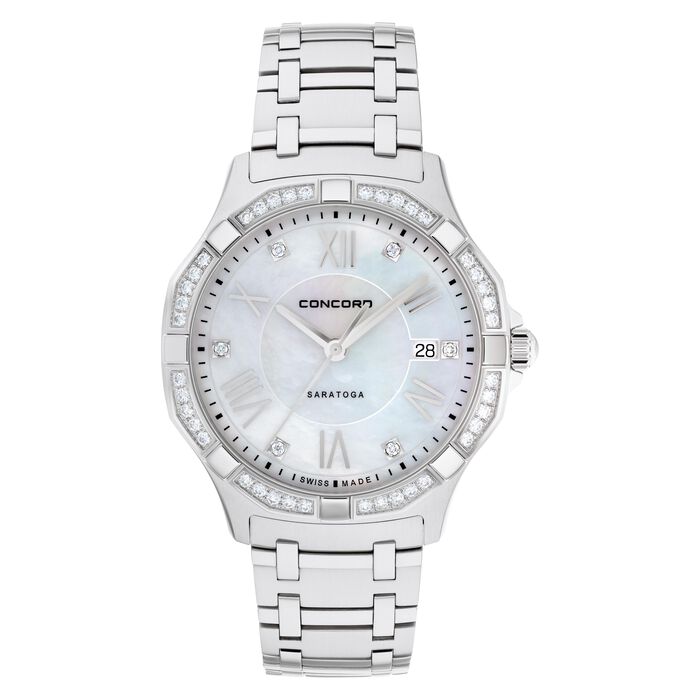 Concord Saratoga Diamond Men's Watch, 40MM