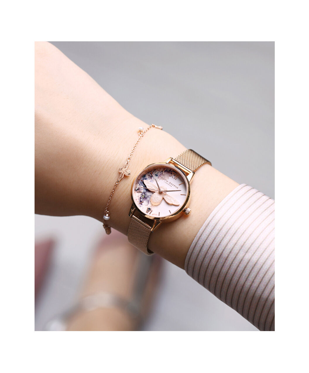 Olivia burton watercolour florals watch deals