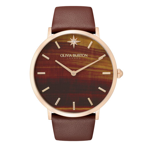 Faux Tiger's Eye Women's Watch, 40mm