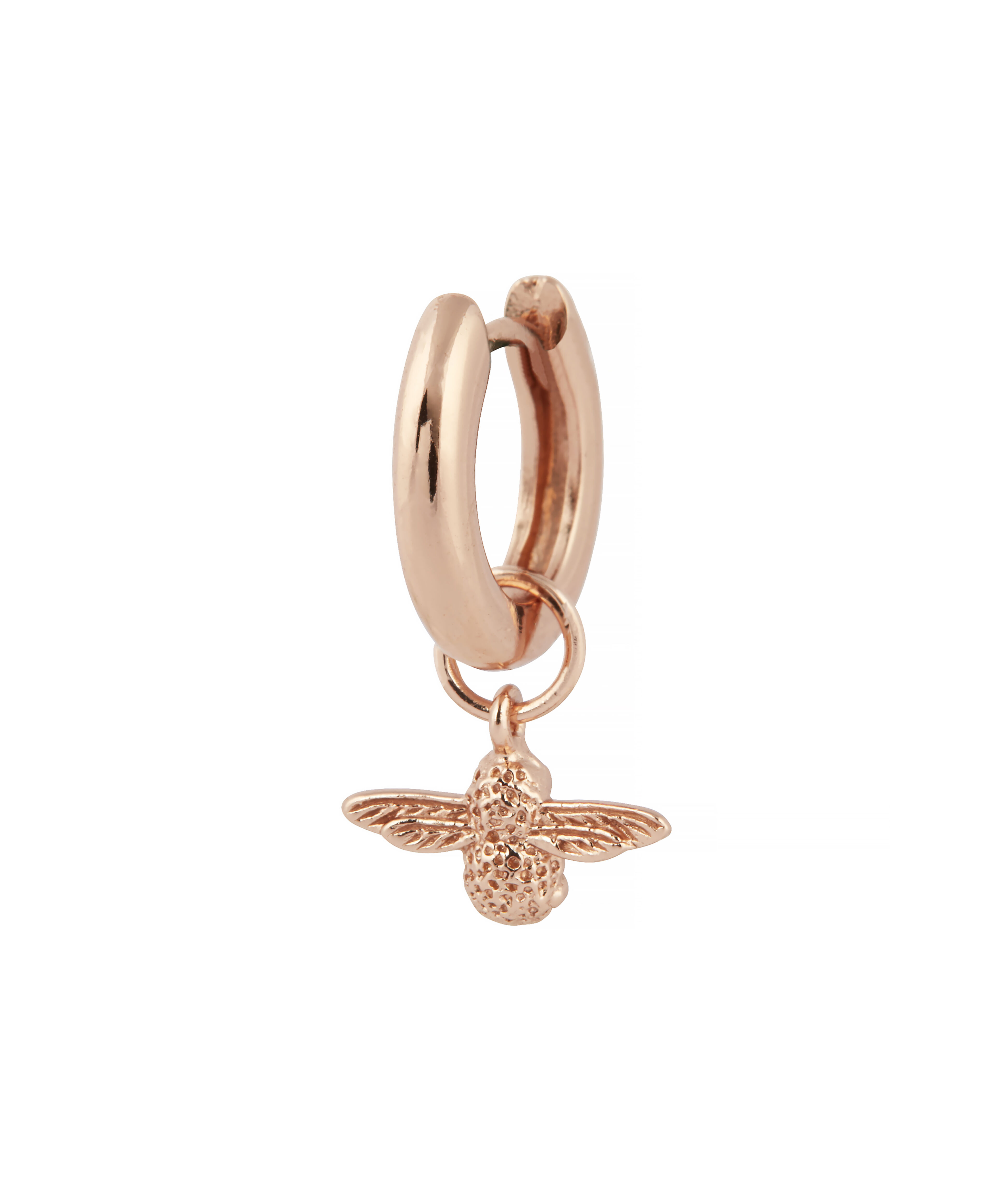 Olivia Burton Movado Company Store 3D Bee Huggie Hoop Earrings Rose Gold