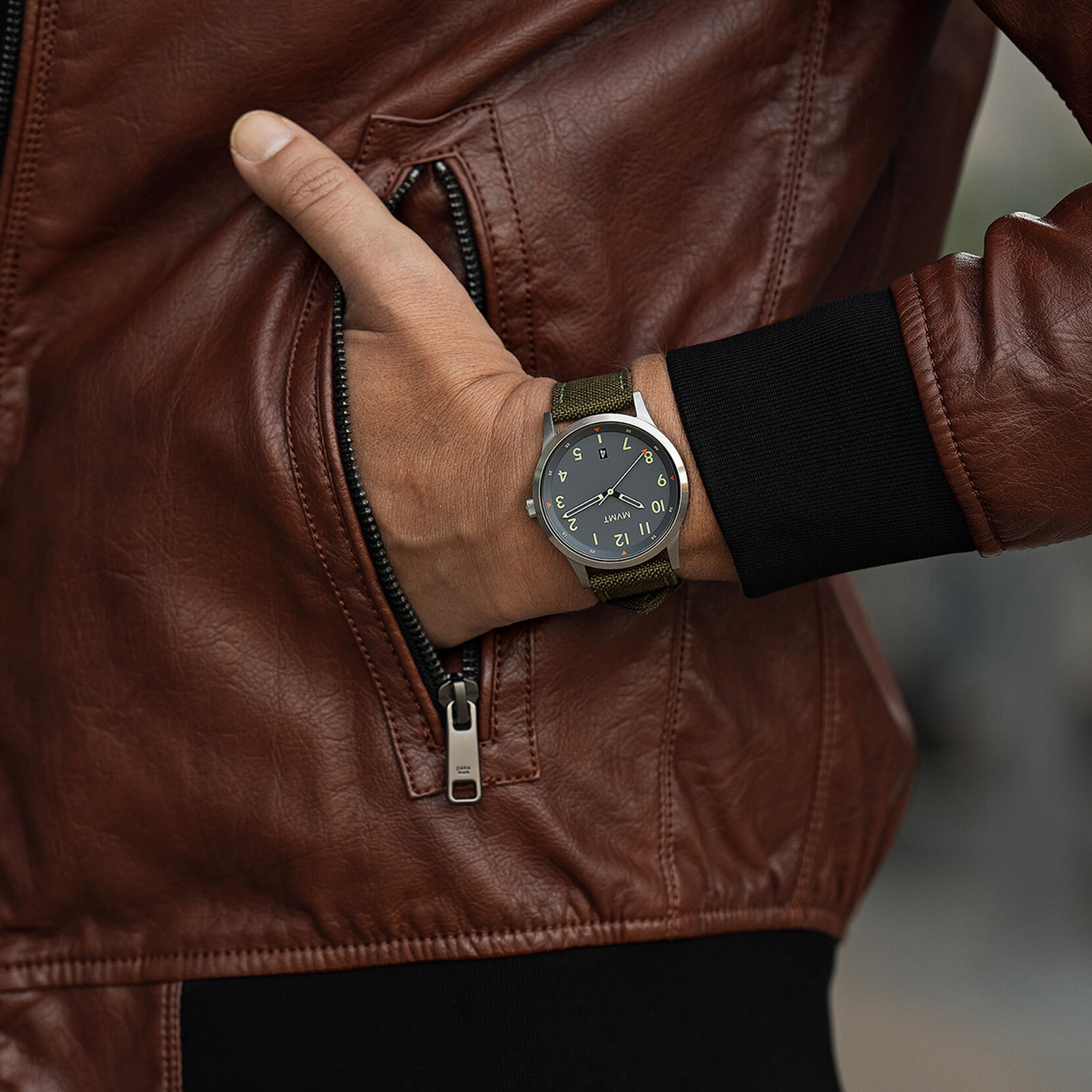 AT Green Men's Watch, 41mm