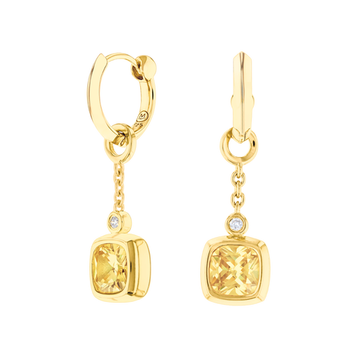 Gemstone Drop Women's Huggie