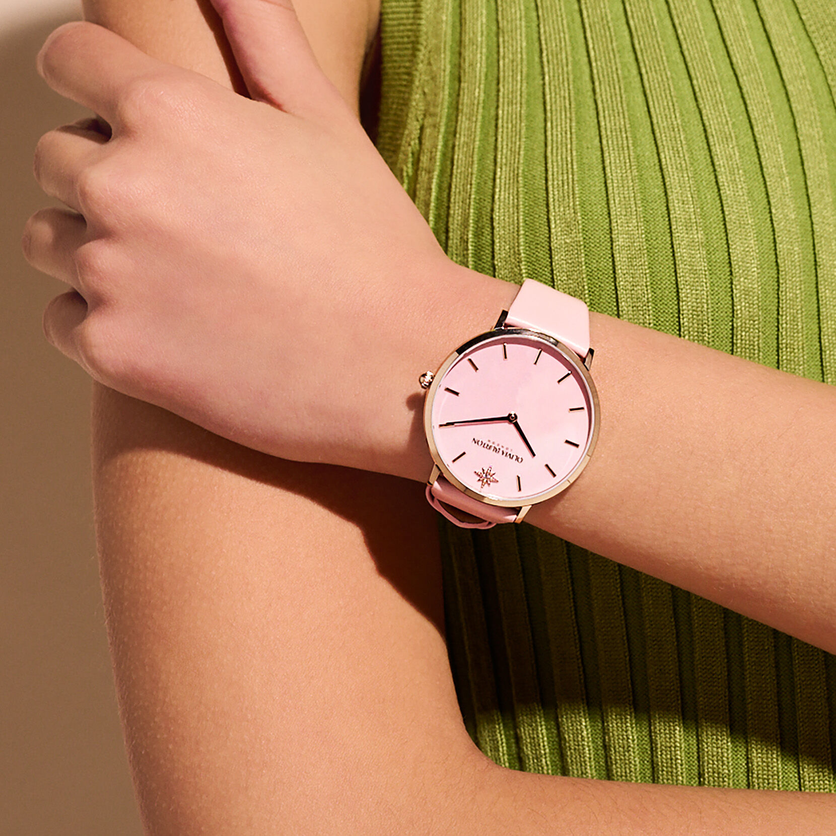 Faux Rose Quartz Women's Watch Watch, 40mm