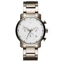MVMT Chrono White Titanium Men's Watch, 40mm