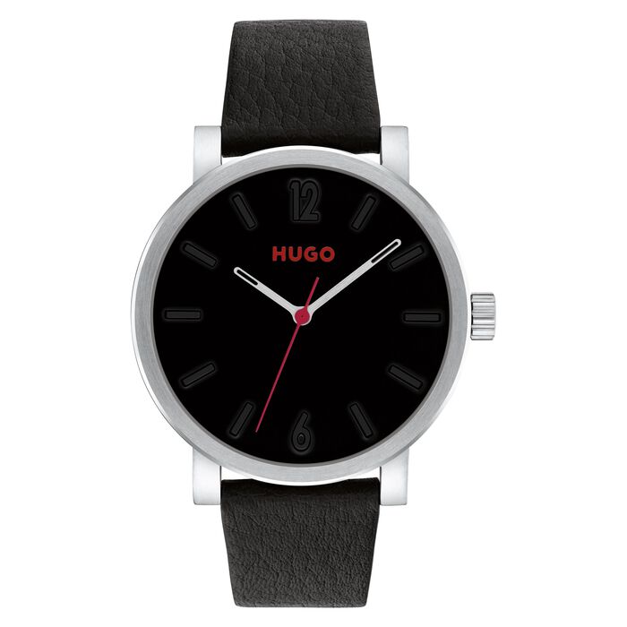 #Rase Men's Watch & Interchangeable Strap Gift Set, 42mm