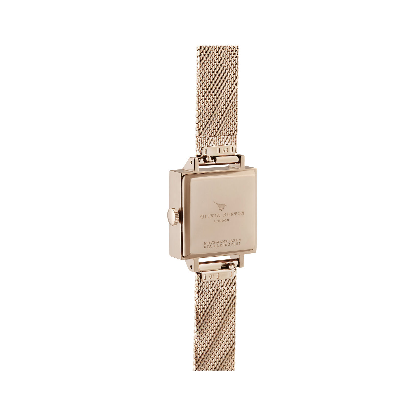 Olivia Burton 3D Bee Square Dial Women's Watch, 22mm