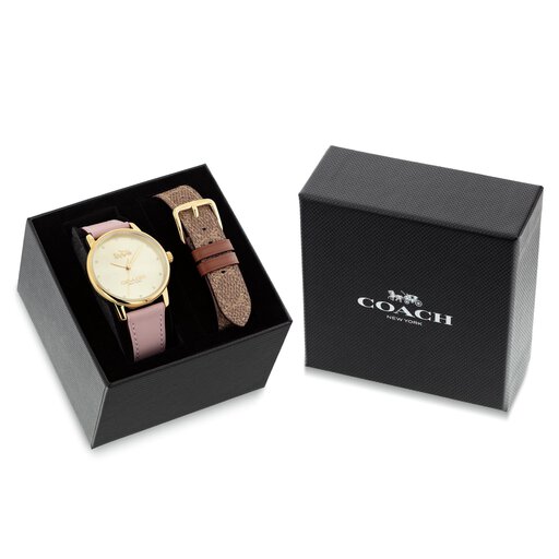 Grand Women's Watch & Interchangeable Strap Gift Set, 36mm