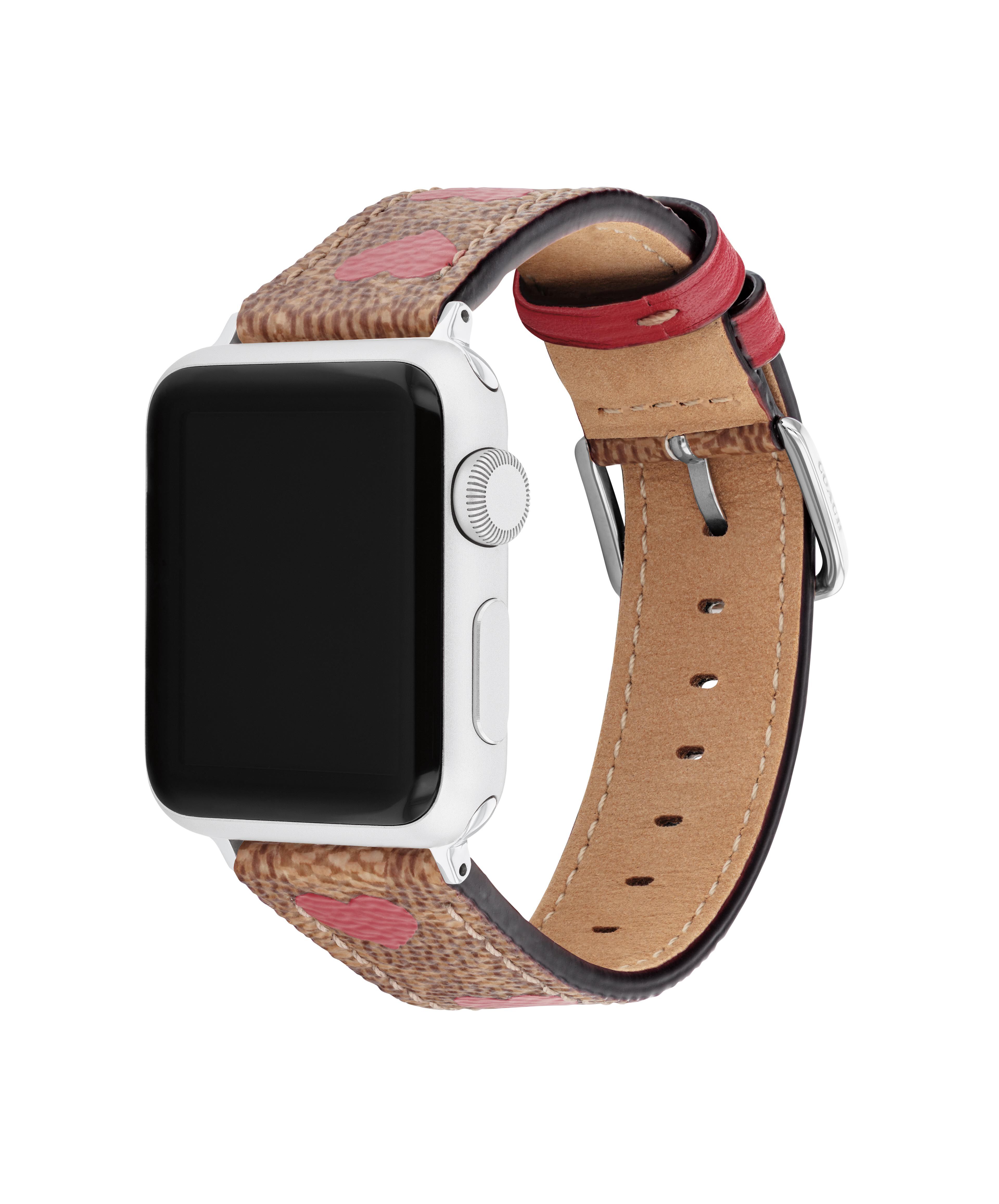 Coach Apple Watch strap 38mm 40mm対応 14700116 Amazon.com: Coach Apple Watch Strap, Compatible with Apple