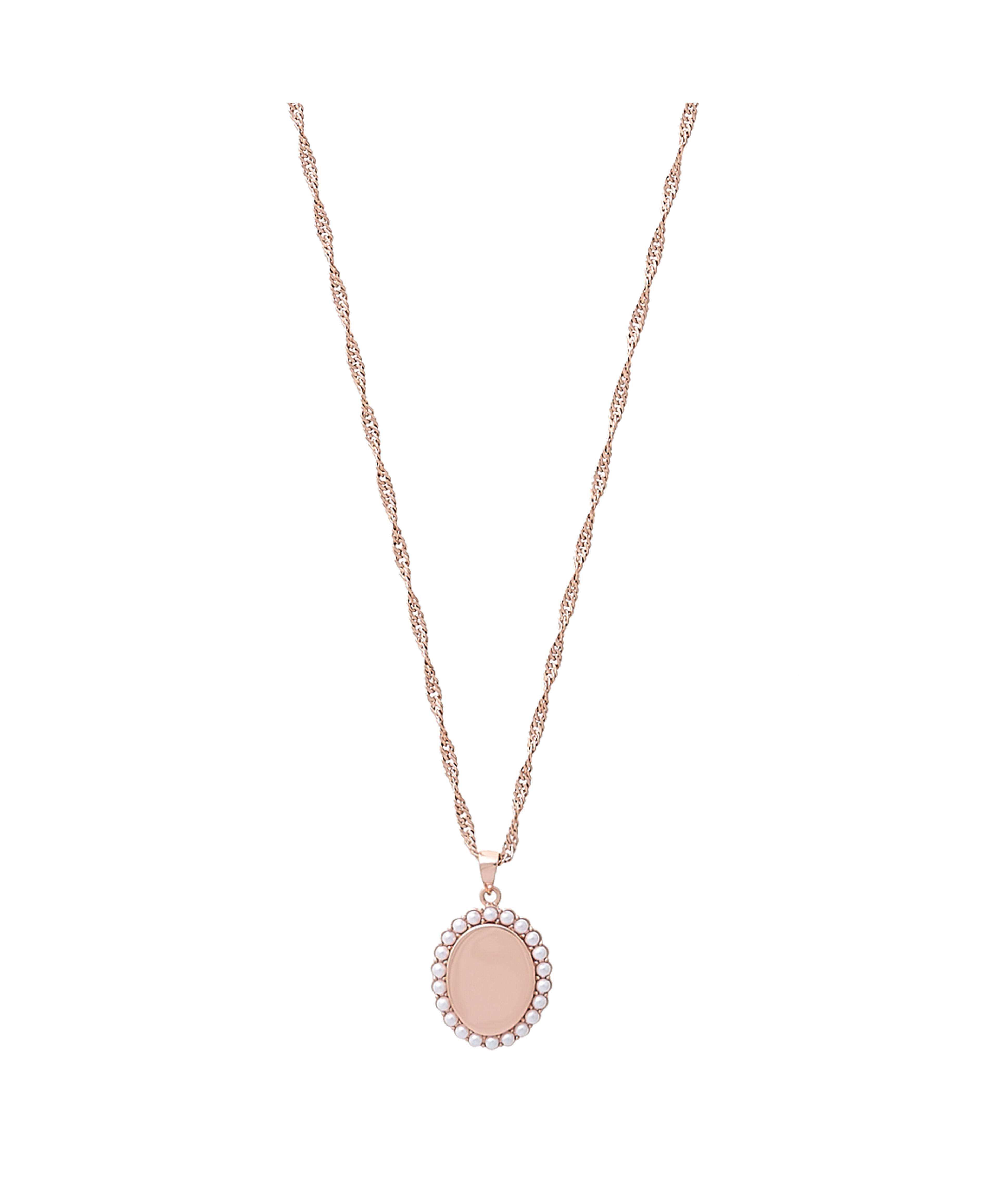 Olivia burton rose gold necklace shop