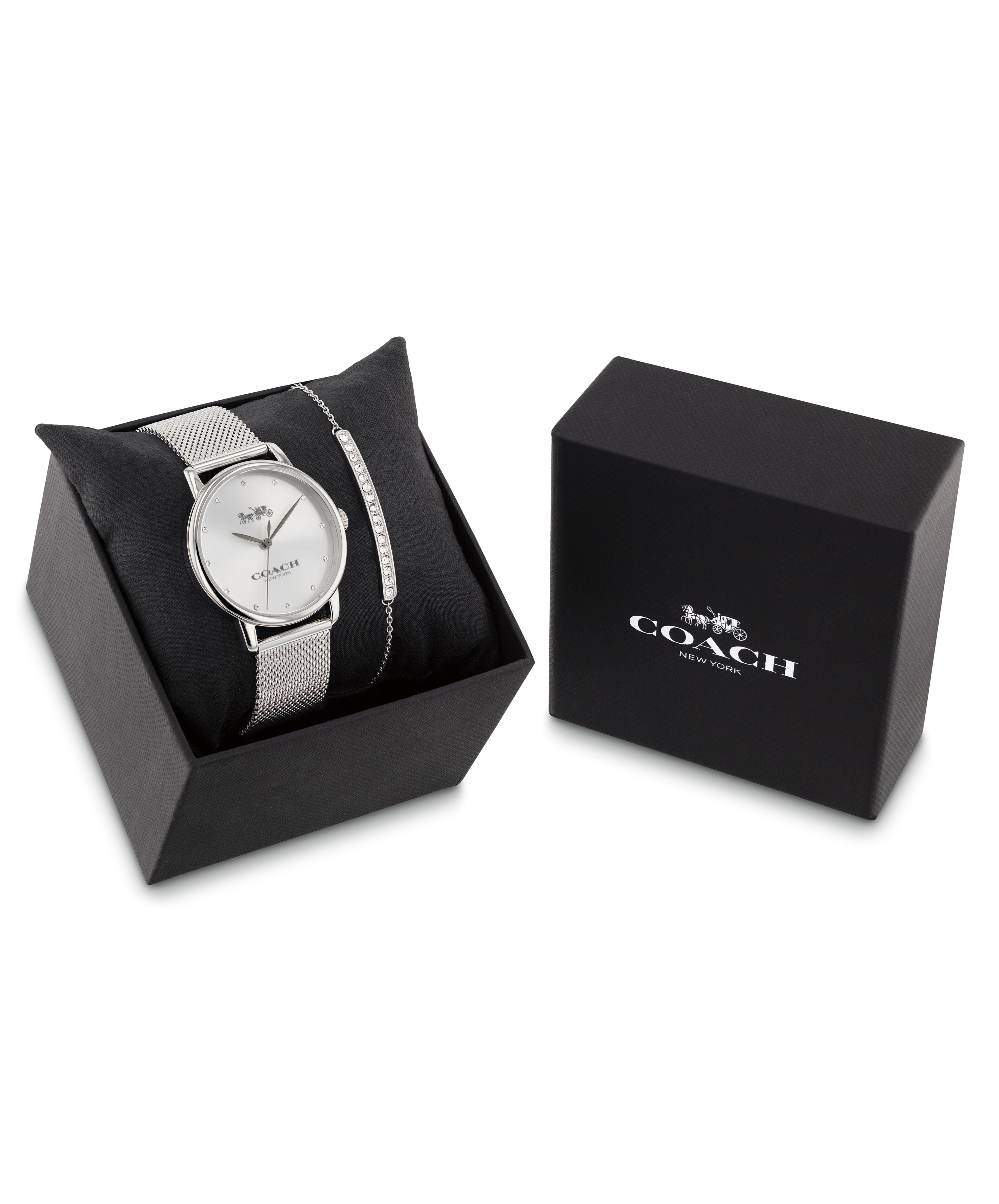 Coach watch 2025 and bracelet set