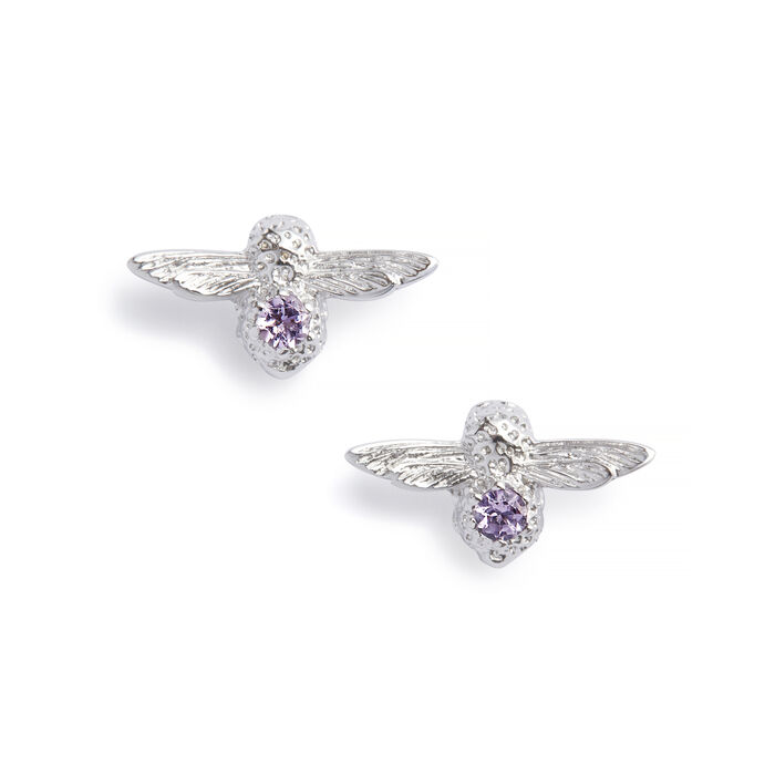 Olivia Burton Bejewelled Bee Bracelet and Earrings Women's Gift Set