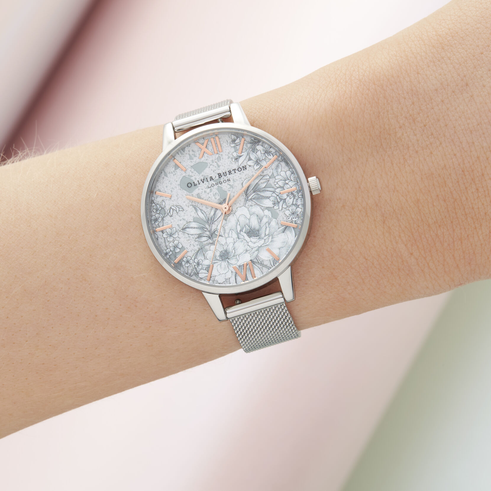 Terrazzo Florals Women's Watch, 34mm