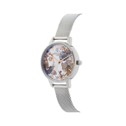Olivia Burton Marble Florals Midi Dial Watch