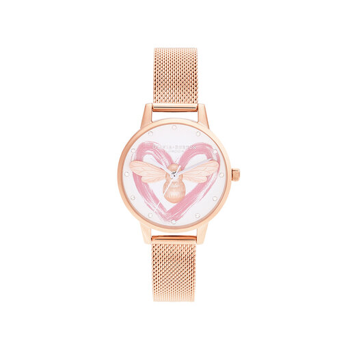 You Have My Heart Lucky Bee Women's Watch, 30mm