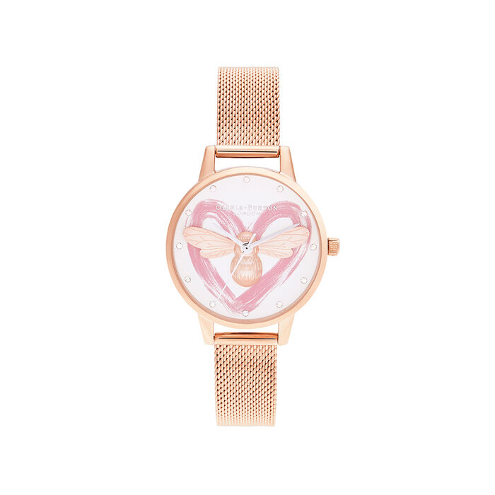 You Have My Heart Lucky Bee Women's Watch, 30mm