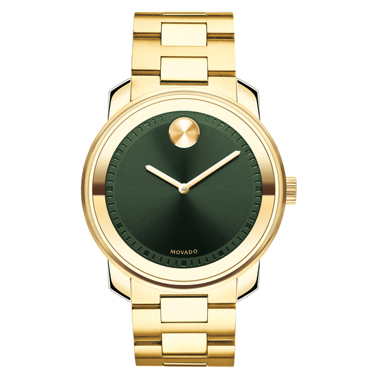Movado gold face online