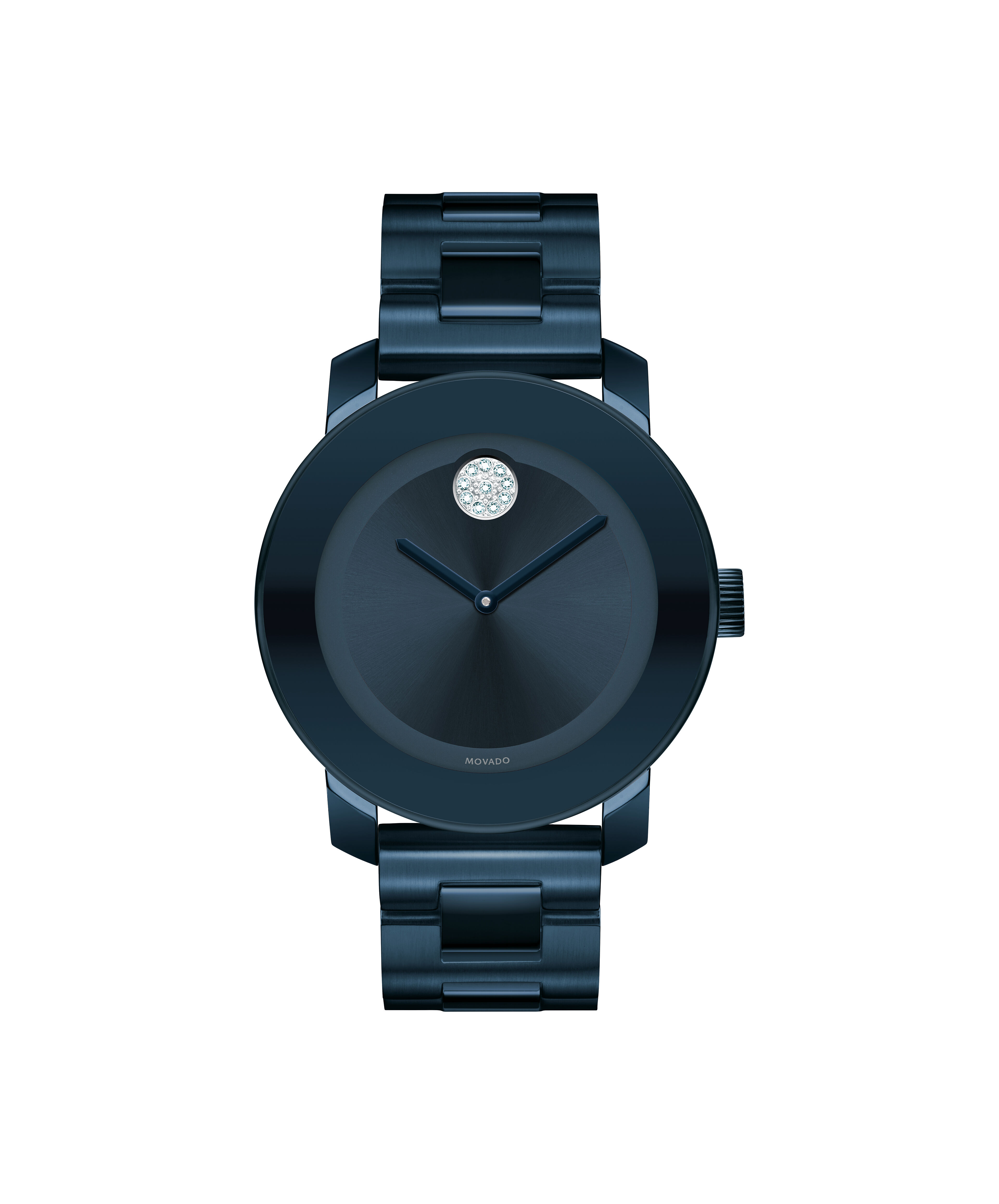Navy hotsell movado watch