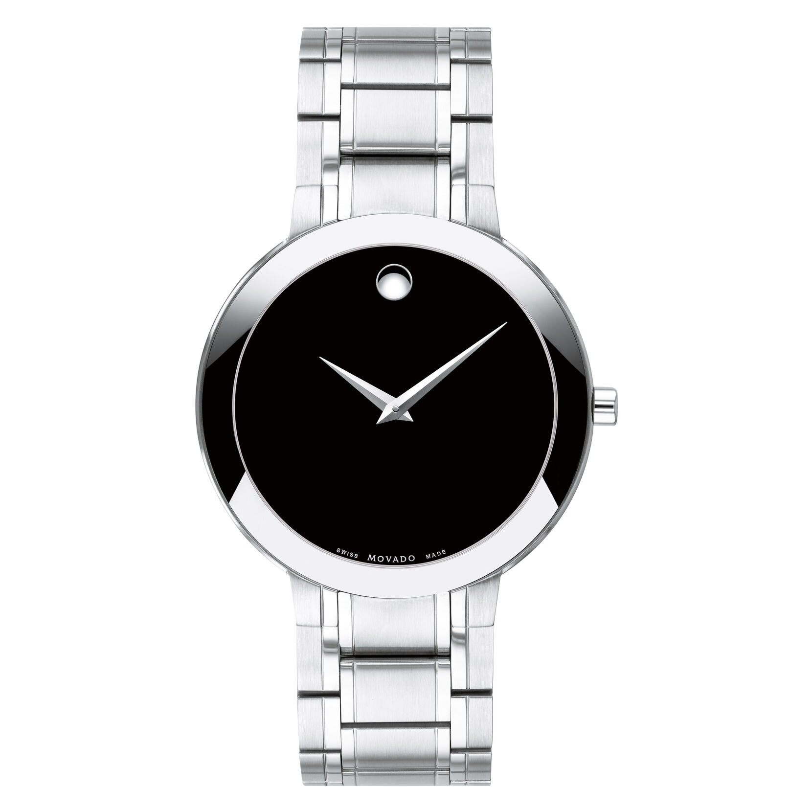 stainless Movado Company steel bracelet 40mm link Stiri |Men\'s watch, case Movado | and Store
