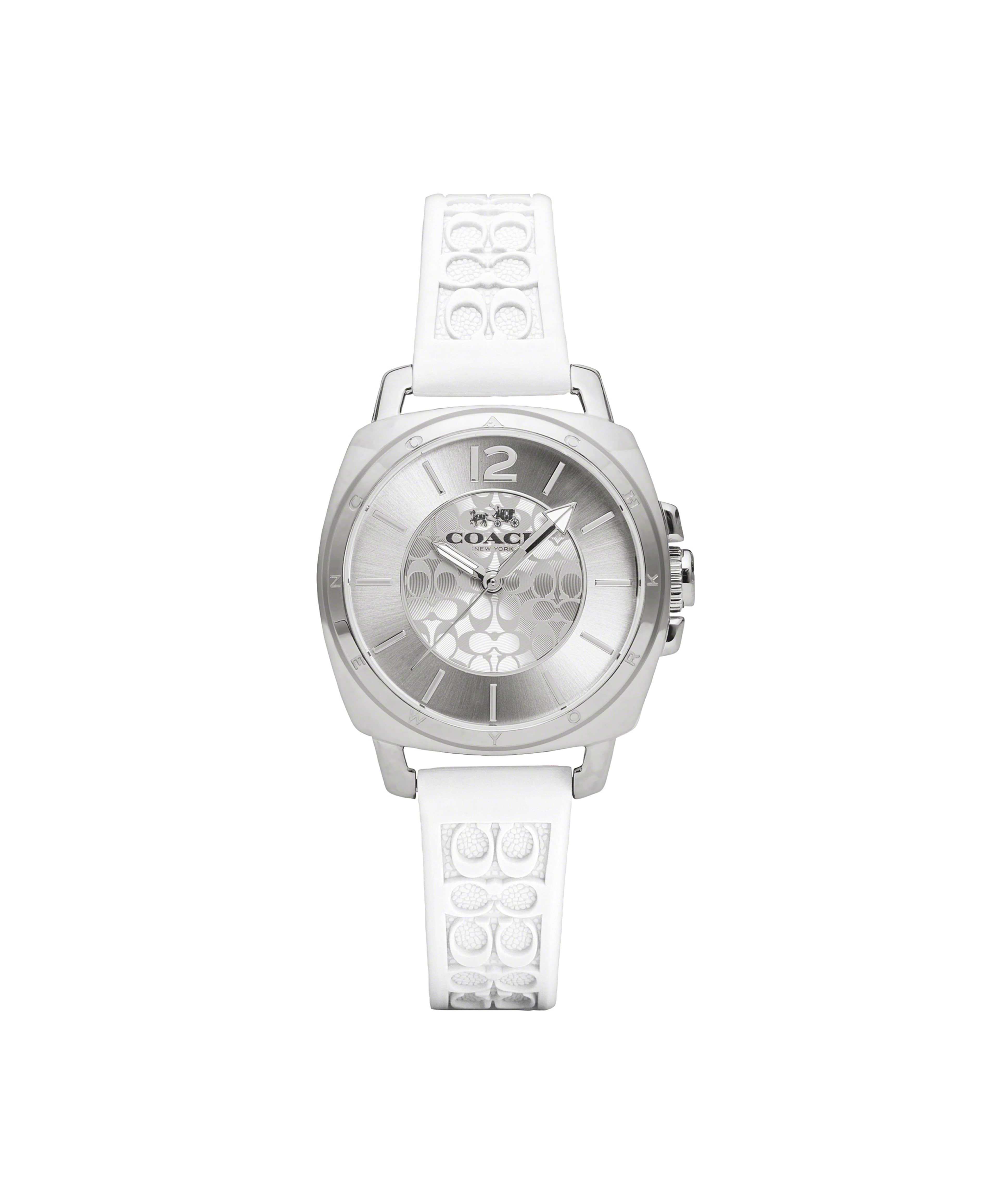 Coach Movado Company Store Boyfriend 34mm SS Case with White
