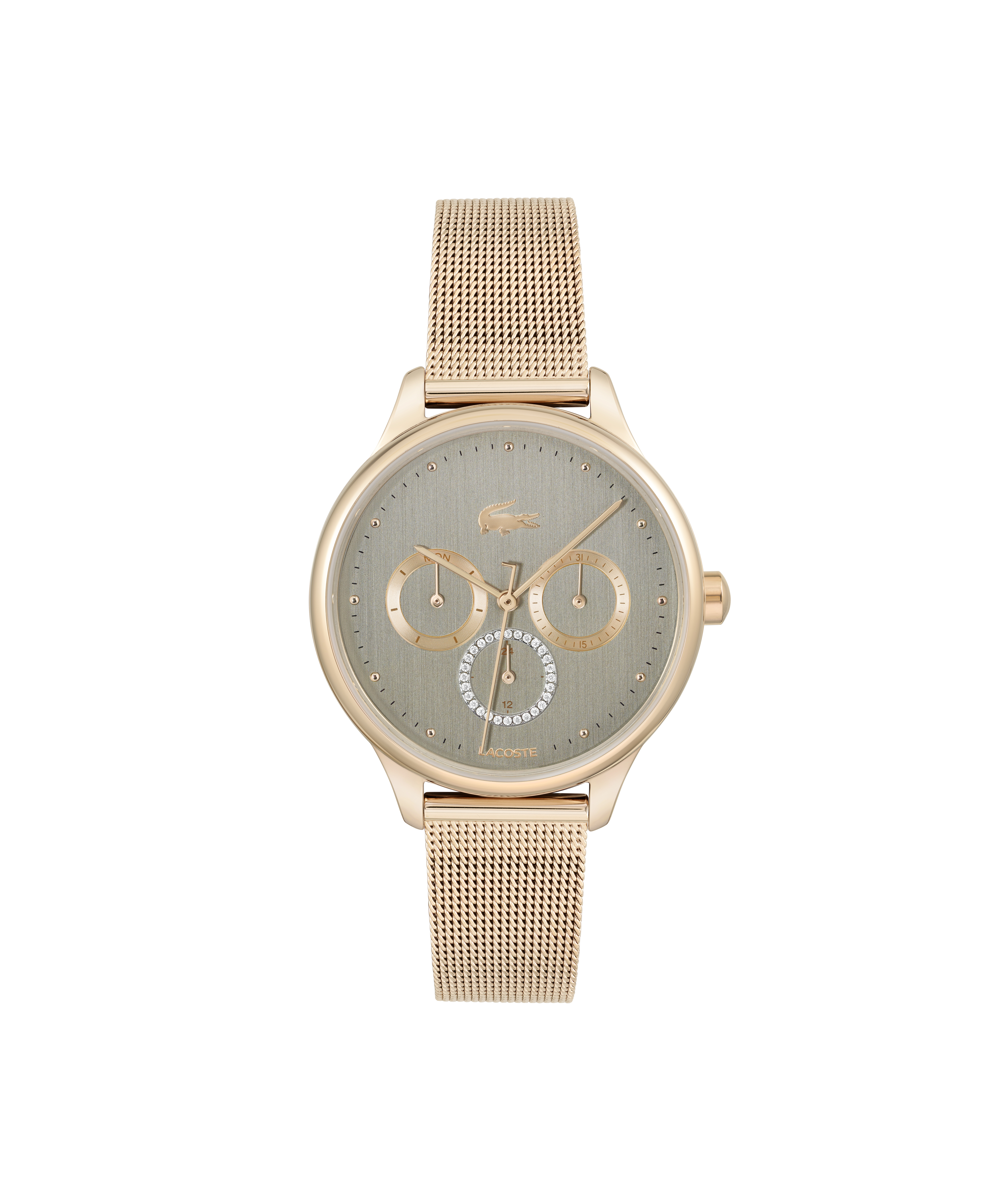 Lacoste rose gold watch womens store