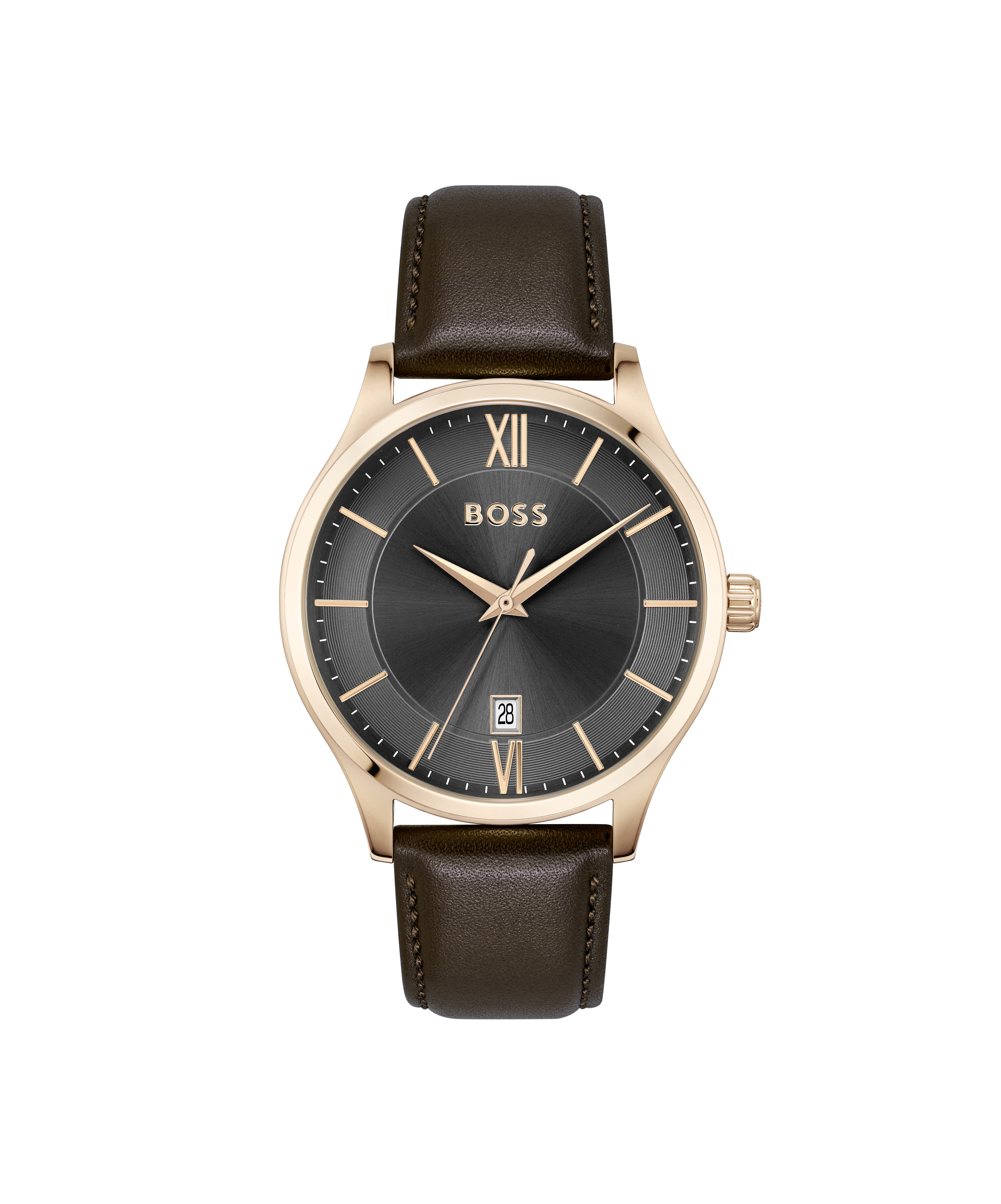 Hugo boss governor watch gold shop