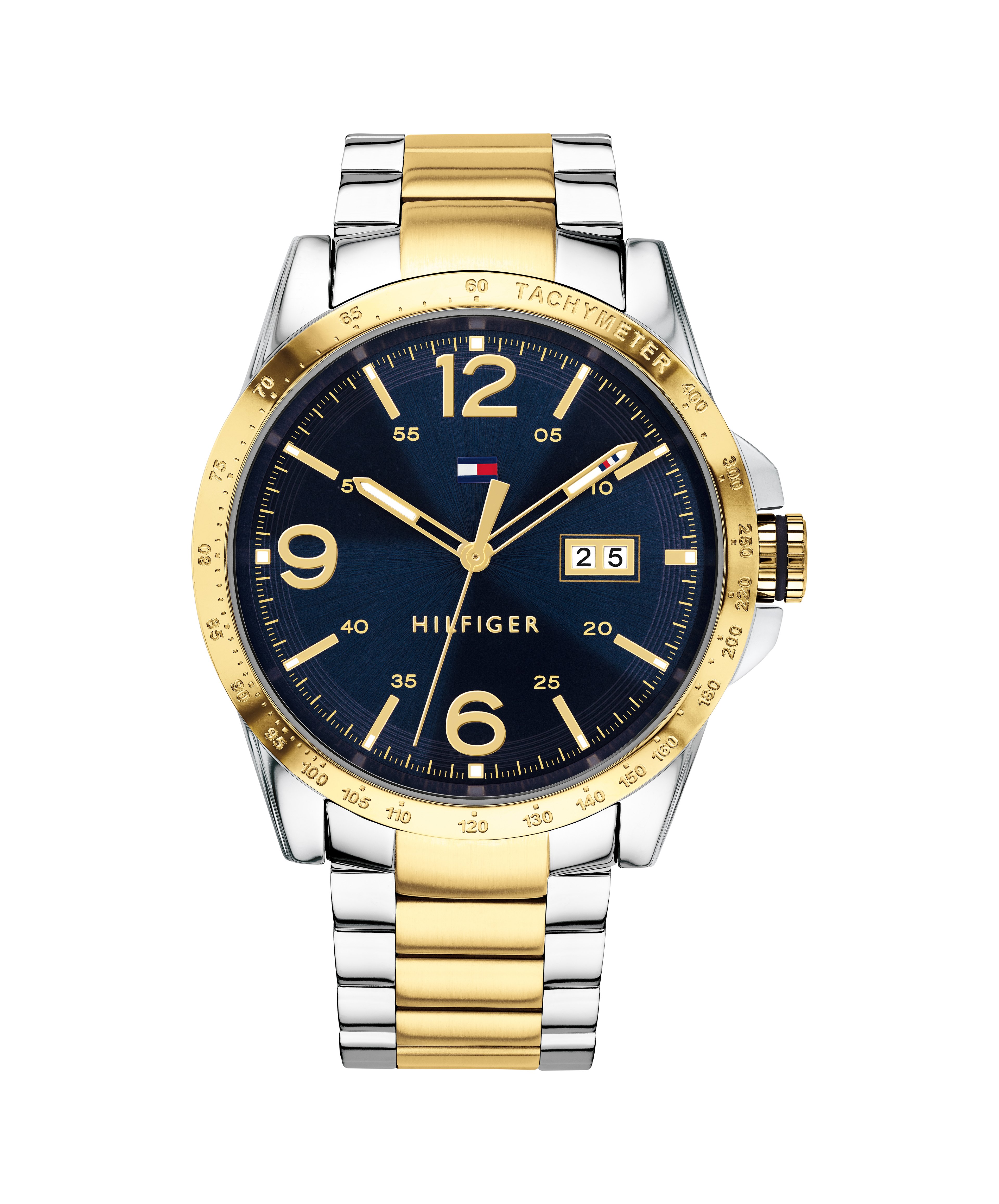 Tommy Hilfiger Watches| Movado Company Store |Men's Tommy Hilfiger  Two-Toned Bracelet Watch